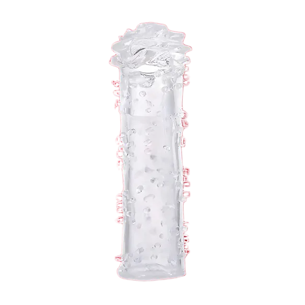 Rose Style Penis Sleeve Delay Condom Silicone Fit