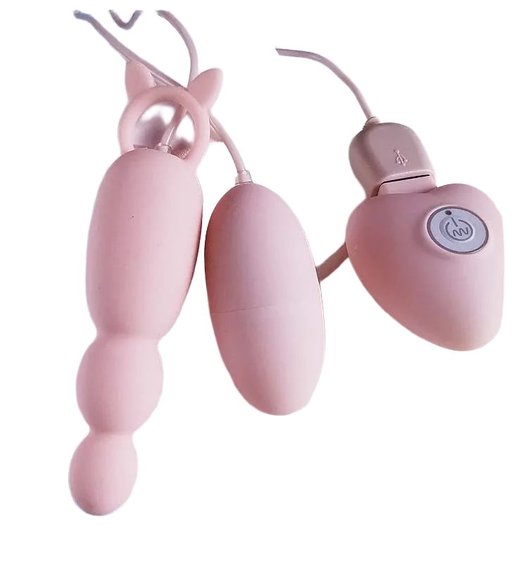 ROSELEX Helga USB Rechargeable Dual Vibrating Egg Set
