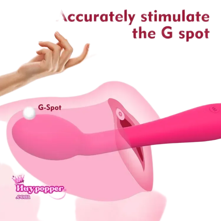 Roset G-Spot Silicone Vibrator 10 Modes Waterproof and Rechargeable