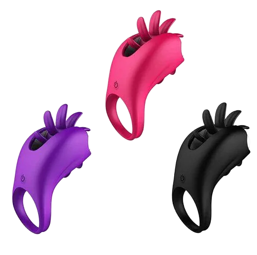 Rotating Tongue Ring LafyHo Double Pleasure Silicone