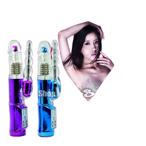Rotating Vibrating Anal Stimulating Penis Toy for Couples & Women