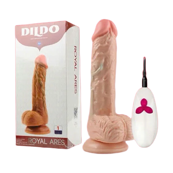 Royal Ares 12-Mode Rotating Vibrating Dildo Silicone