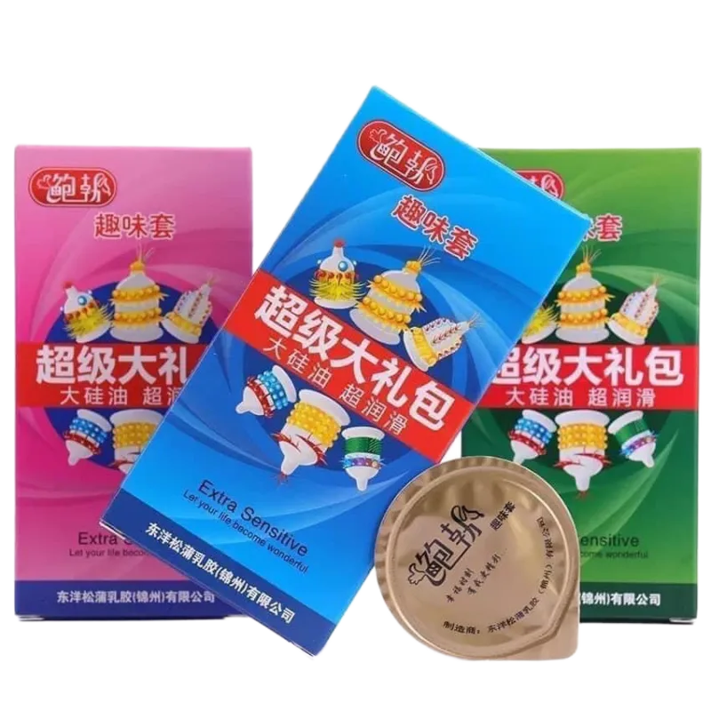 Runbo 6s Ribbed Condom Ultra Sensation for Women