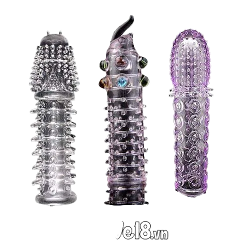 Runbo Super Bi Spike 3-Style Textured Penis Sleeve
