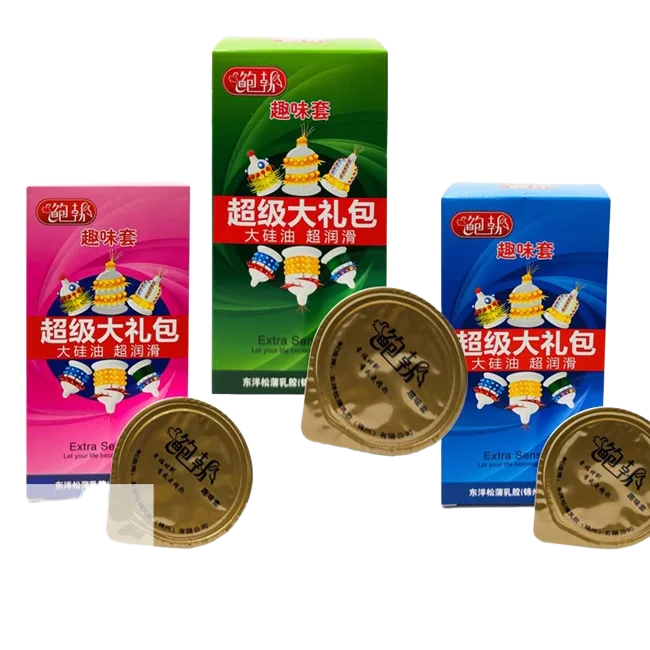 Runbo Textured Condoms Spiky Enhancer for Intense Pleasure