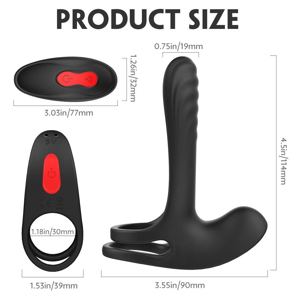 S-HANDE FRANK RCT Dual Ring Remote Controlled Vibrator — photo 5