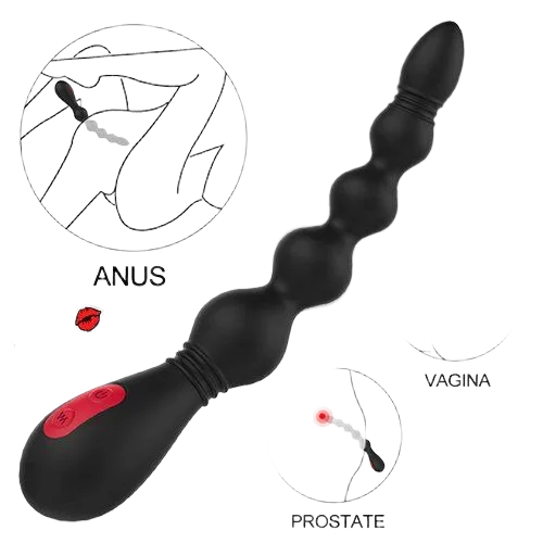S-Hande VINS Anal Beaded Vibrating Prostate Massager
