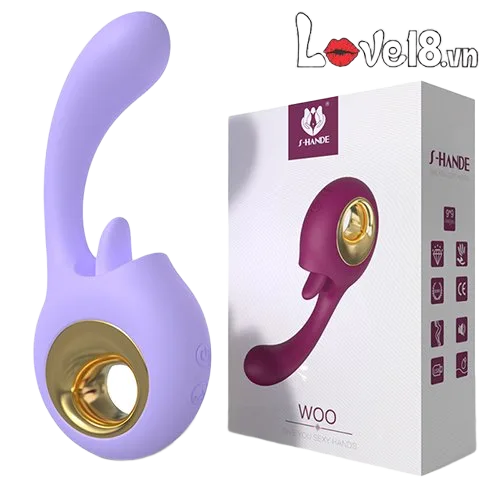 S-Hande Woo G-Spot Clitoral Vibrator 10 Modes Female Toy