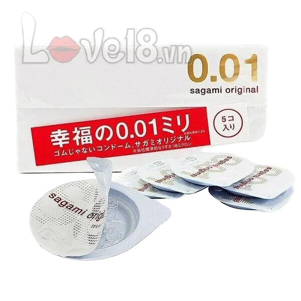Sagami 0.01 Thin Condom World’s Thinnest 5pcs Ultra Sensitive