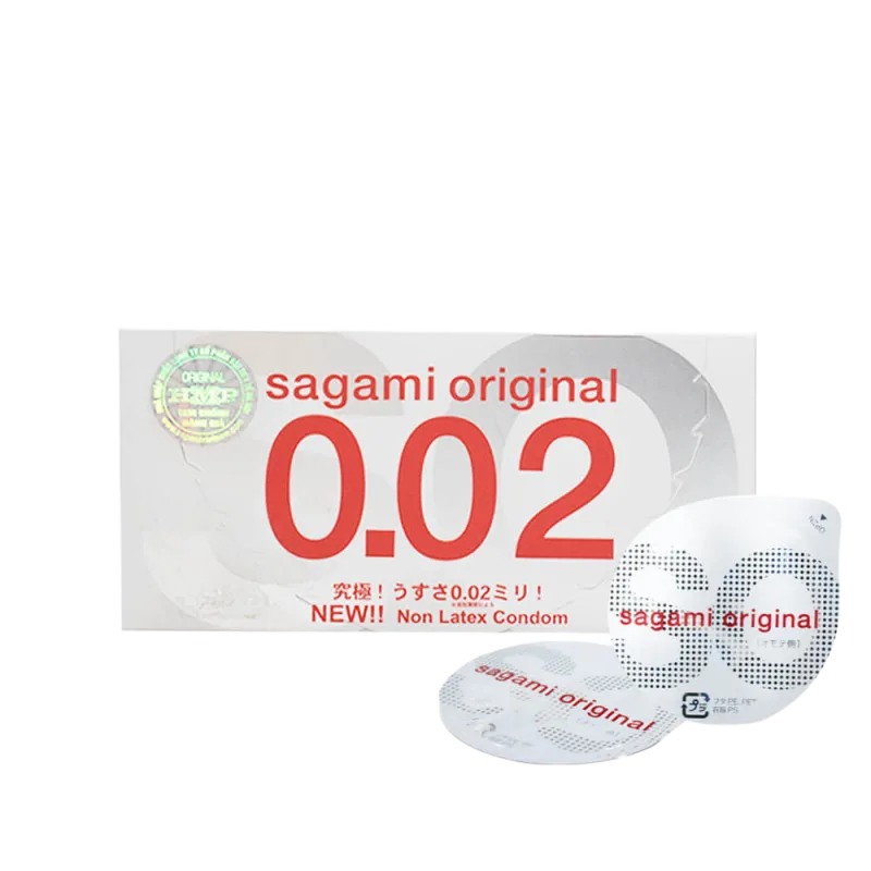 Sagami 0.02 Ultra-Thin Polyurethane Condom 2 Pack