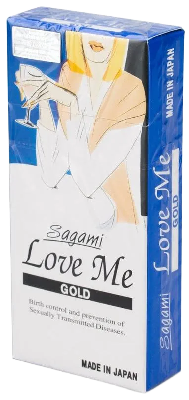 Sagami Love Me Gold Ultra Thin Heat Transmitting Condoms