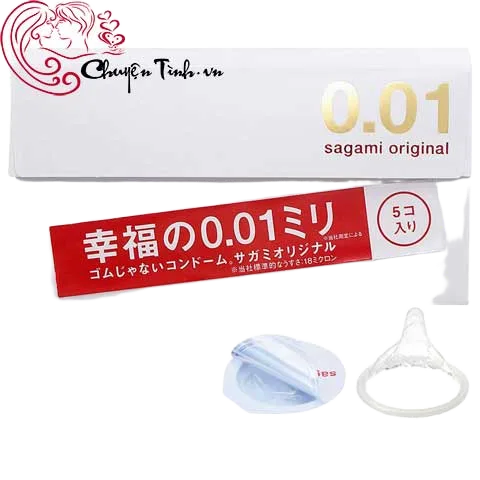 Sagami Original 0.01 Ultra Thin Polyurethane Condoms Japan