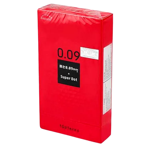 Sagami Super Dot 0.09 Ultra Thin Textured Condom Japan
