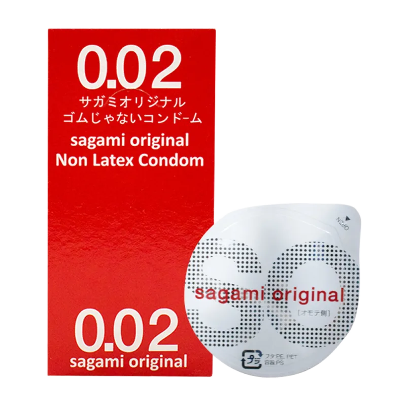 Sagami Ultra Thin 0.02mm Condoms Pack of 12 Safe Sensation