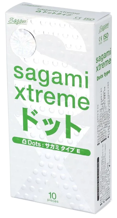 Sagami Xtreme Dot Ultra-Thin Spiked Condom Intense Sensation