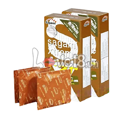 Sagami Xtreme Feel Up Ultra-Thin Textured Condom Pack of 10