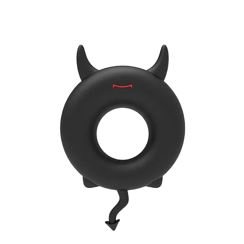Satan Devil Silicone Penis Ring Male Enhancement Accessory