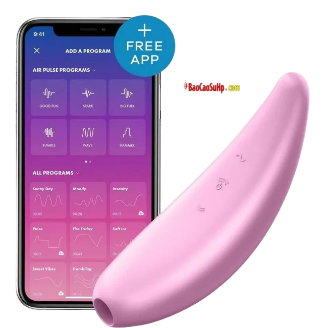 Satisfyer Curvy 3+ Air Pulse Vibrator App Control
