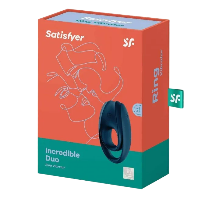 Satisfyer Incredible Duo Silicone Vibrating Cock Ring