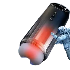 Seappiness Automatic Suction & Thrusting Male Masturbator, Black