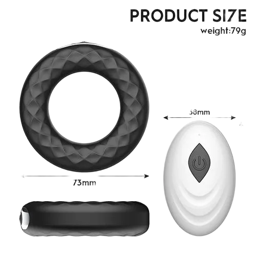 SECWELL Remote Control Vibrating Penis Ring