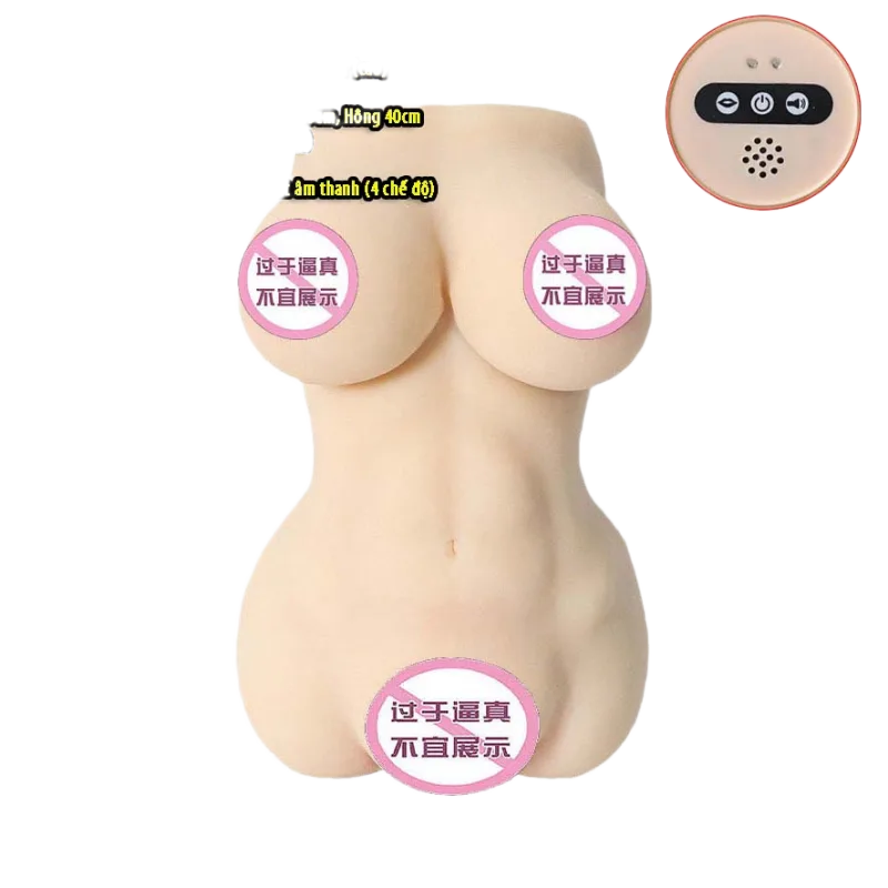 Sensual Tiara Half-Body Doll Vibration Suction YLBS-008