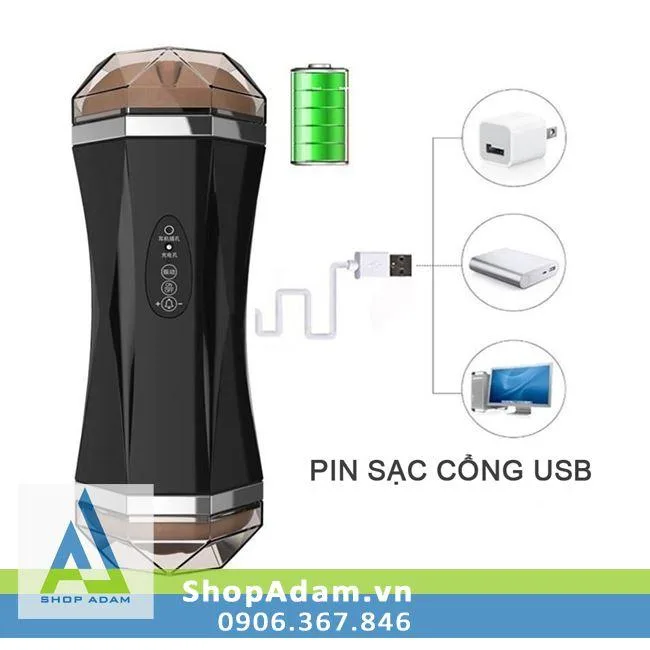Dual-Head Raging Male Vibrator with Voice Sounds — photo 3