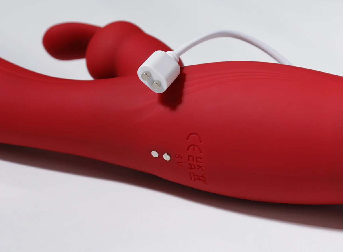 Dual-Ended G-Spot Tongue Licking Nipple Vibrator Sex Toy — photo 7