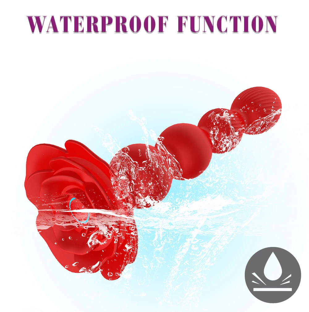 Butt Plug Flower Twisted 10 Modes Remote Vibe Smooth Silicone — photo 6