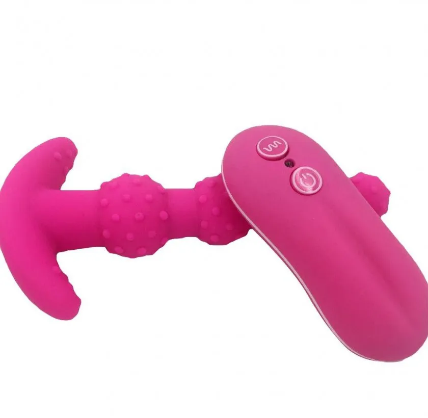 Anal Spiked Sextoy with Remote Vibration Stimulator Pleasure — photo 2