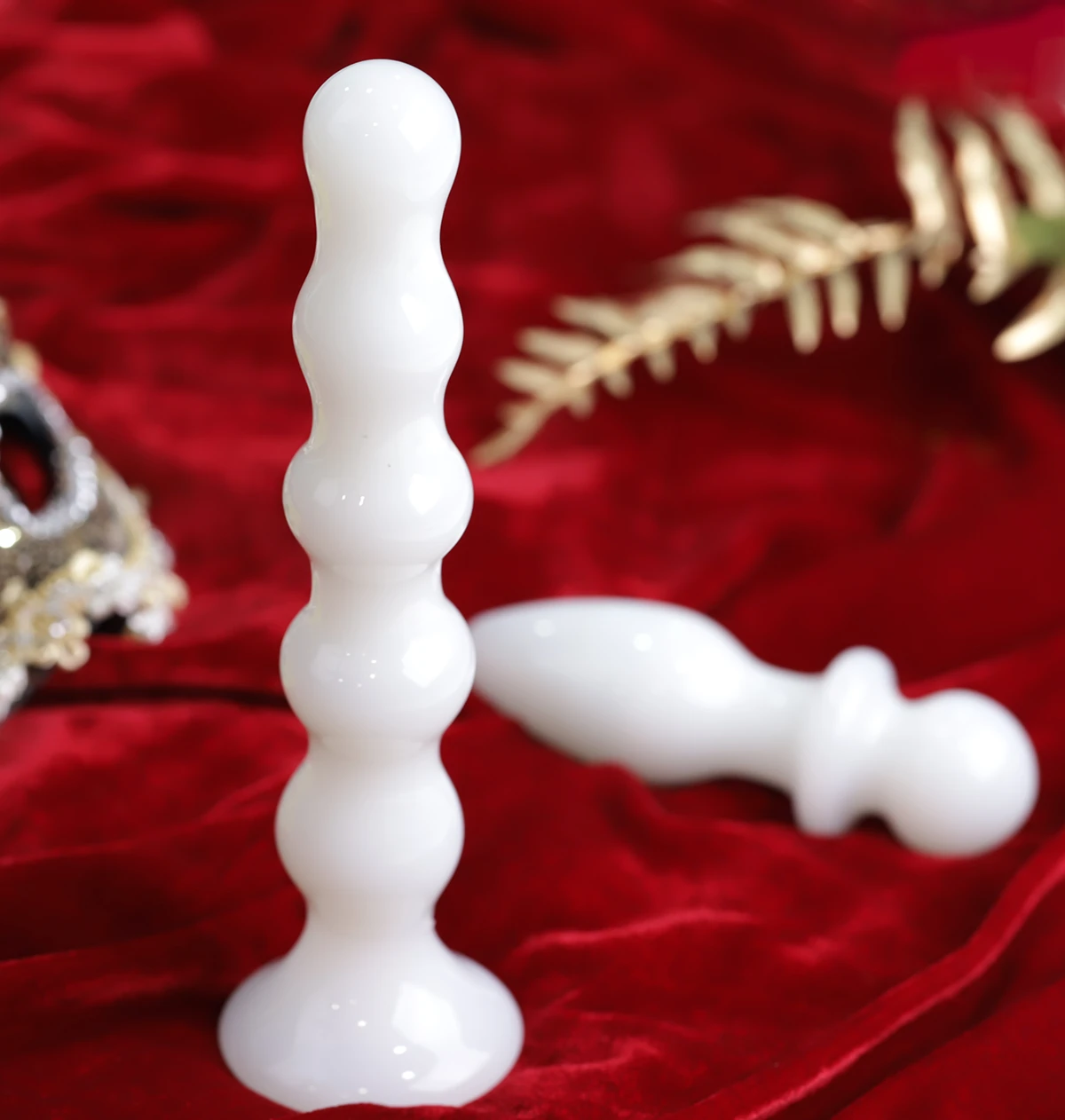 Glass Anal Toy Luxury Jade Design Stimulating Pleasure Choice — photo 7