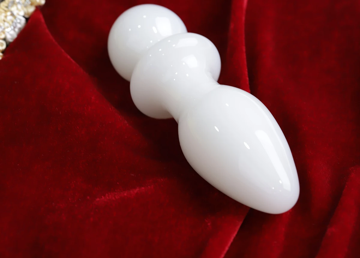 Glass Anal Toy Luxury Jade Design Stimulating Pleasure Choice — photo 5