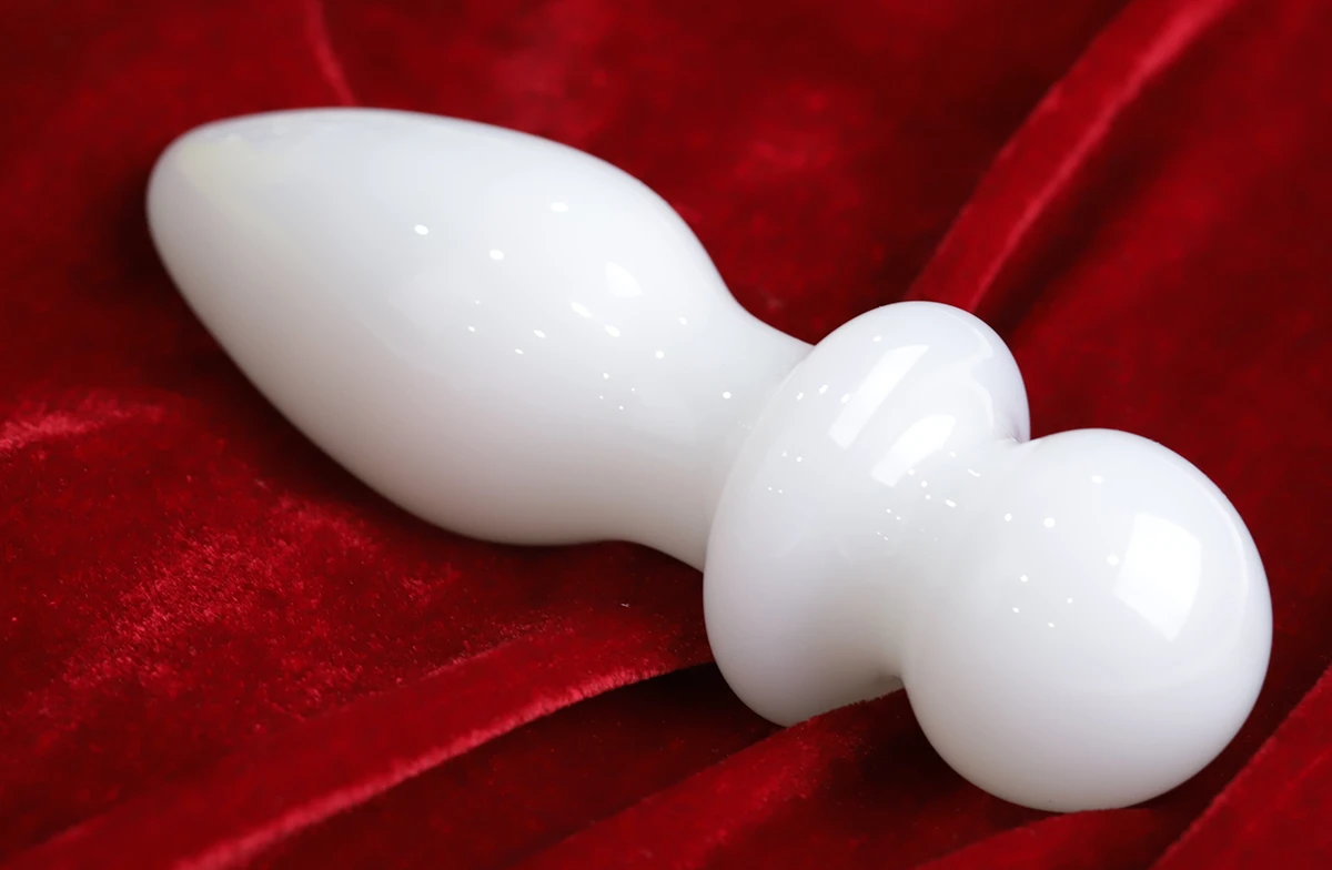 Glass Anal Toy Luxury Jade Design Stimulating Pleasure Choice — photo 4