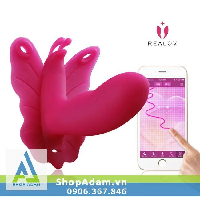 Realov Lydia Bluetooth App-Controlled Female Butterfly Vibrator — photo 2
