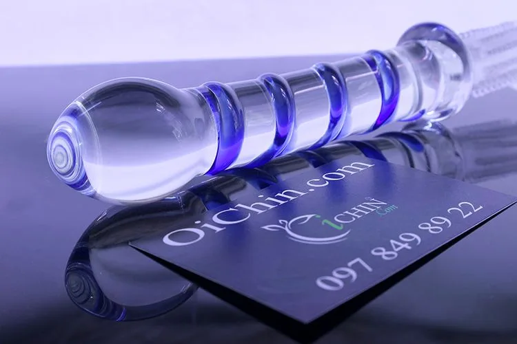 Glass Spiral Handle Anal Stimulator Smooth Safe Adult Sex Toy — photo 3