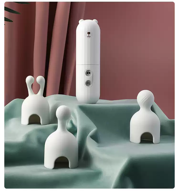 Pure Solo Panda Cute 3-Head Massage Vibrator Toy — photo 5