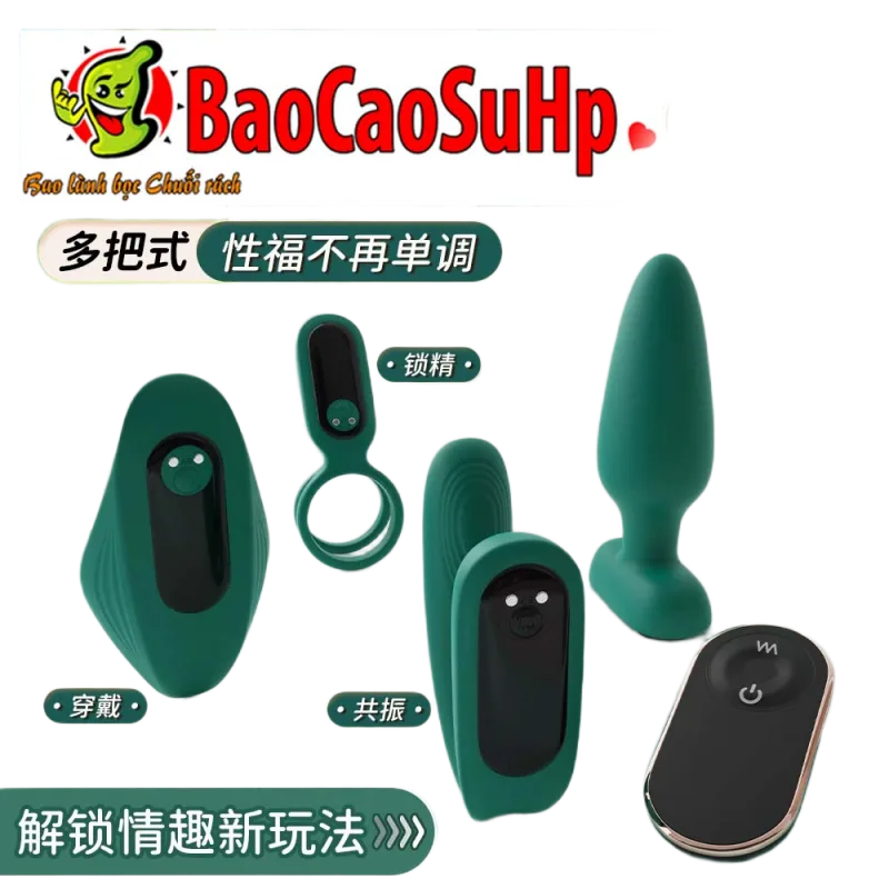 Shande S429 Massager Set Cock Ring Anal Plug