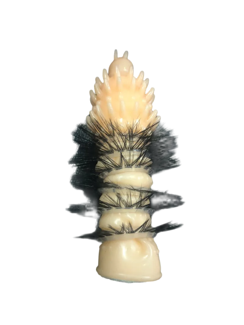 Sheep Wool Textured Spiked Dildo Condom for Maximum Thrill