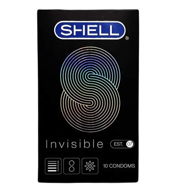 Shell Invisible Ultra Thin Textured Condoms Delay