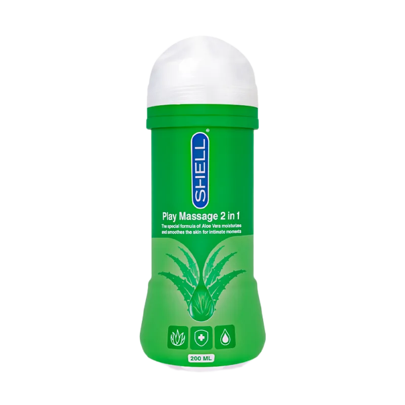 Shell Play 2-in-1 Aloe Vera Lubricant and Massage Gel