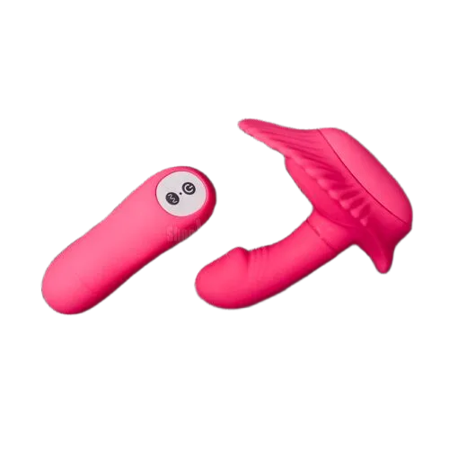 Shell Style PrettyLove Vibrating Panties with Dildo for Couples