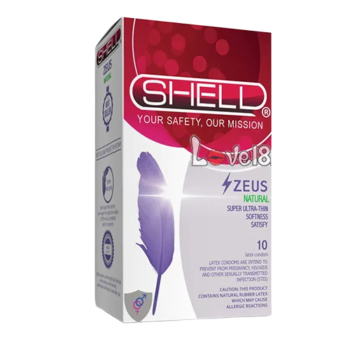 Shell Zeus Ultra Thin Korean Condoms with Lubricant 10pcs