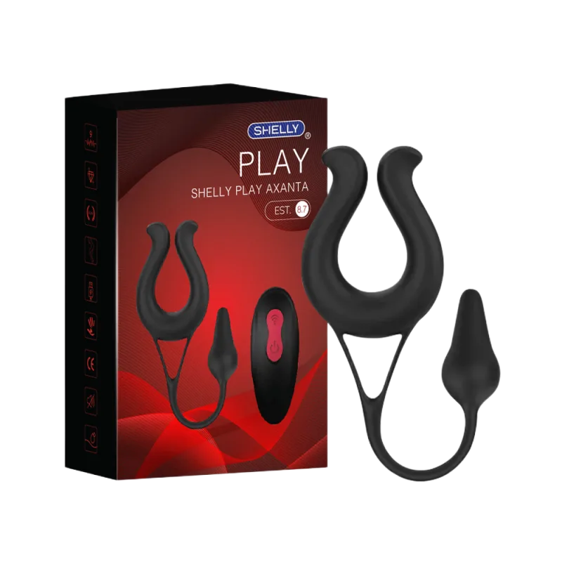 Shelly Play Axanta Silicone Anal Vibrator Safe Comfortable Prostate Massager