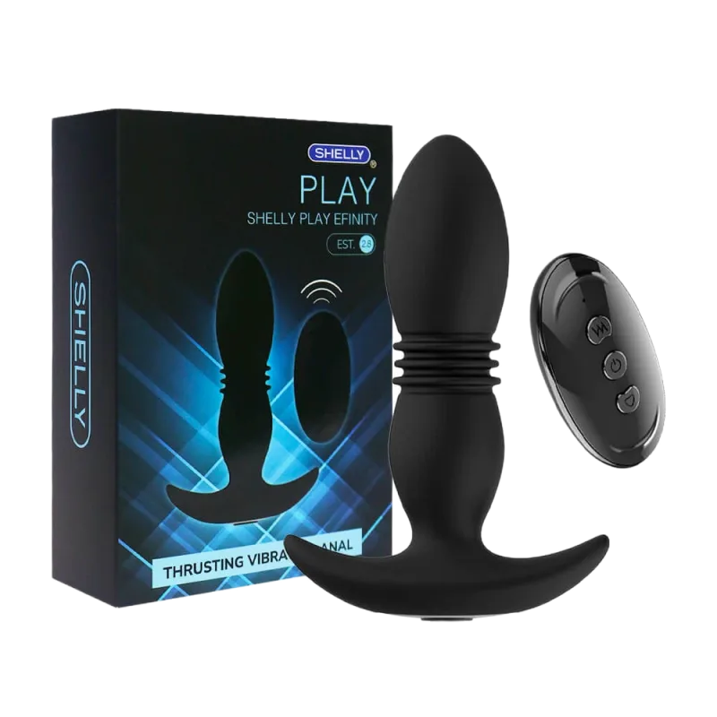 Shelly Play Efinity Anal Vibrator Thrusting High-End