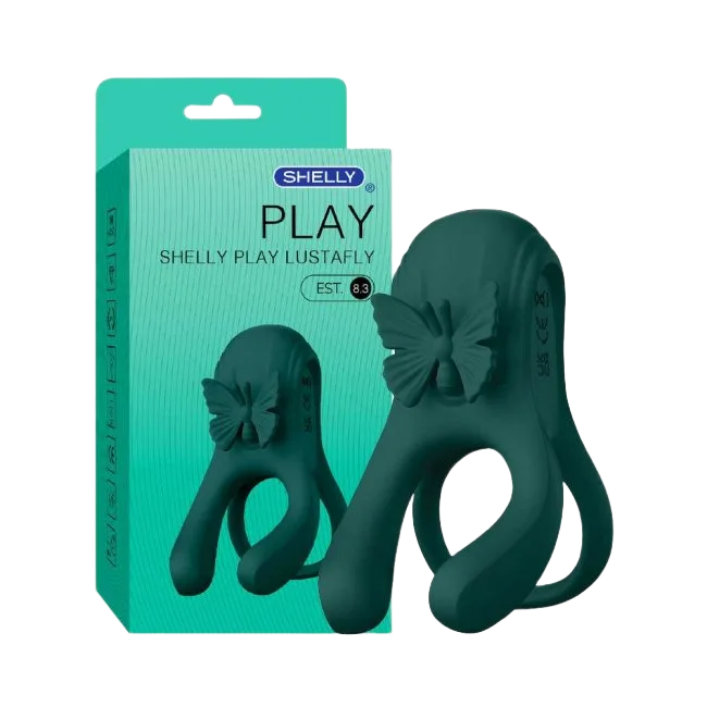 Shelly Play Lustafly Butterfly Vibrating Pleasure Ring