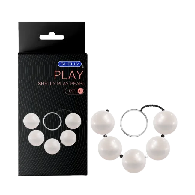 Shelly Play Pearl Beads Anal Stimulator Safe Pleasure