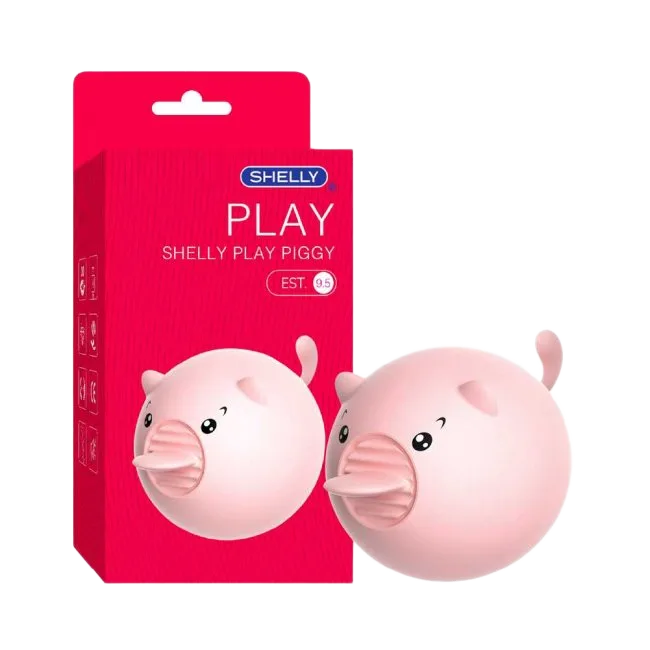 Shelly Play Piggy Tongue Vibrator Soft Licking Female Pleasure
