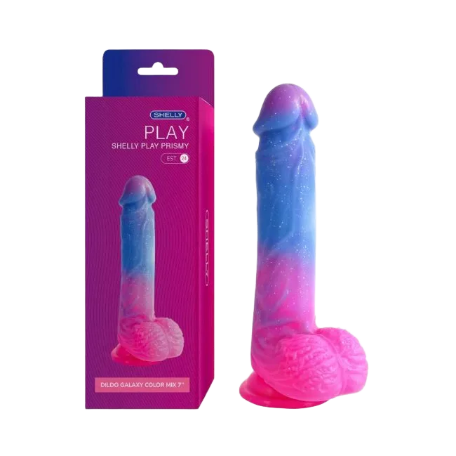 Shelly Play Prismy 14.5cm Wall-Mount Galaxy Pattern Dildo