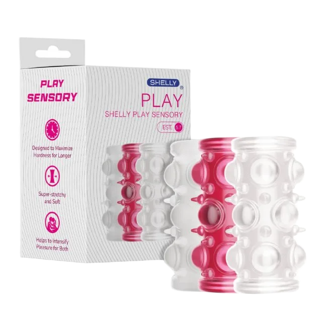 Shelly Play Sensory Textured Enhance Condom Stimulate Intense Feel