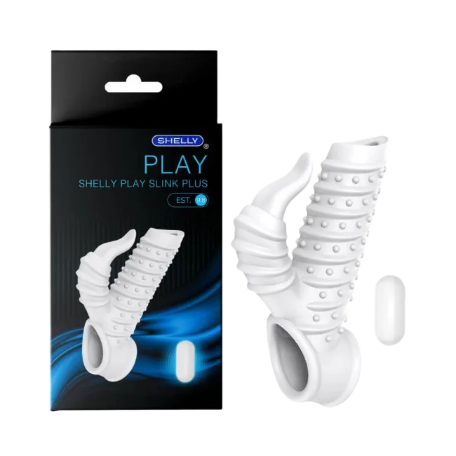 Shelly Play Slink Plus Open-End Vibrating Condom Sleeve